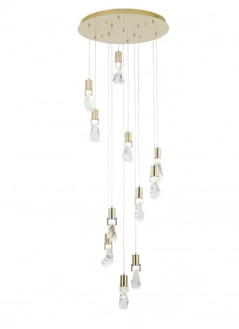 Chandeliers with Metal Frames in Copper FinishToombs 120" Flush Mount Chandelier