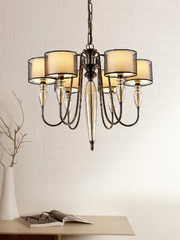 Chandeliers with Murano Glass for a High - End Artistic TouchTriviano 6 Lamp Chandelier Chandeliers with Murano Glass for a High - End Artistic TouchTriviano 6 Lamp Chandelier