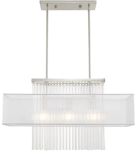 Chandeliers with Dimmable Lights for Ambiance ControlTroup 30" Brushed Nickel Chandelier