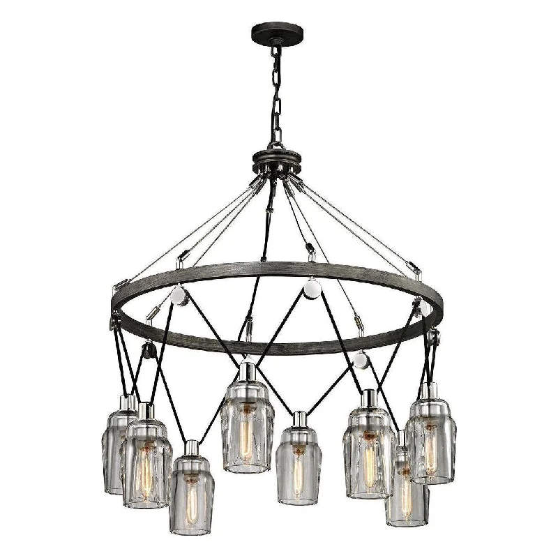 Chandeliers with Clear Crystal for a Sparkling EffectCitizen Chandelier
