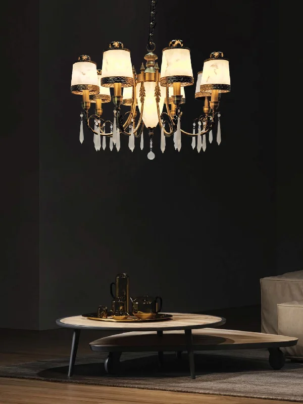 Ceiling - Mounted Chandeliers for Standard CeilingsVintage Gold Chandelier