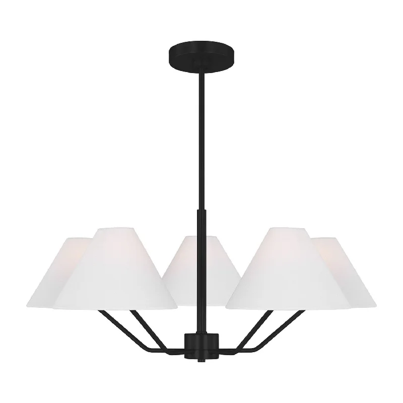 Chandeliers with Metal Frames in Bronze FinishBurke Chandelier