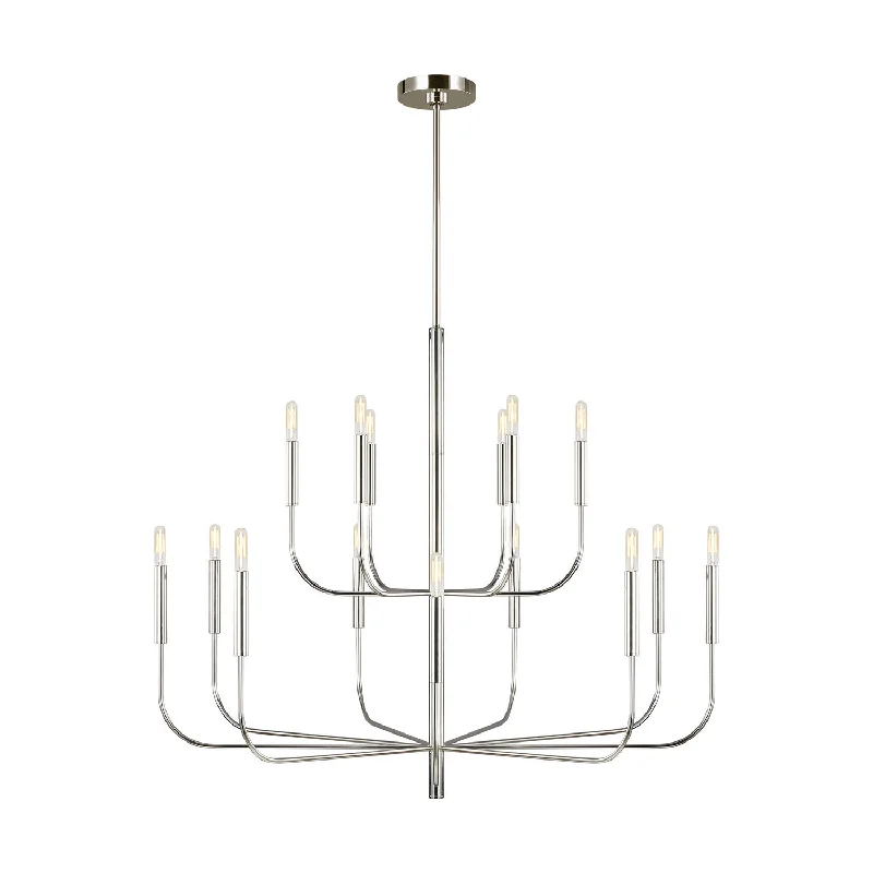 Chandeliers with Frosted Glass for a Softer Light DiffusionBrianna  Chandelier