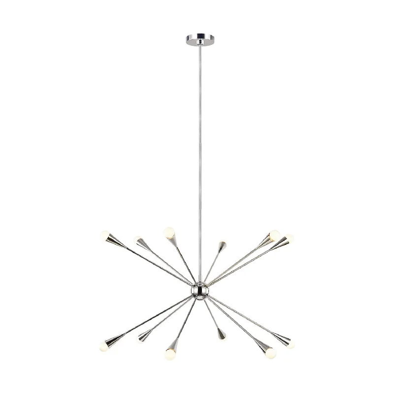 Chandeliers with Metal Frames in Black FinishJax  Chandelier