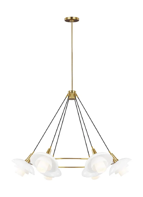 Chandeliers with Adjustable Arms for Directional LightingRossie Chandelier