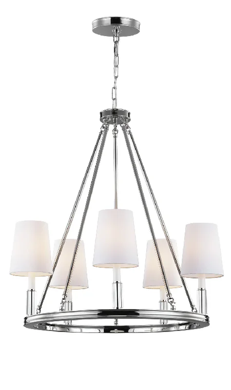 Chandeliers with Colored Glass for a Splash of ColorLismore Chandelier