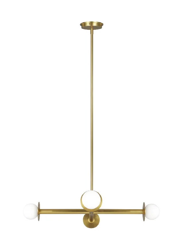 Chandeliers with Adjustable Arms for Directional LightingNodes Chandelier