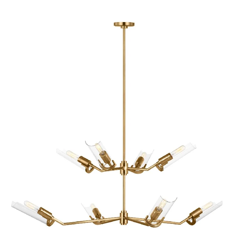 Chandeliers with Frosted Glass for a Softer Light DiffusionMezzo Chandelier