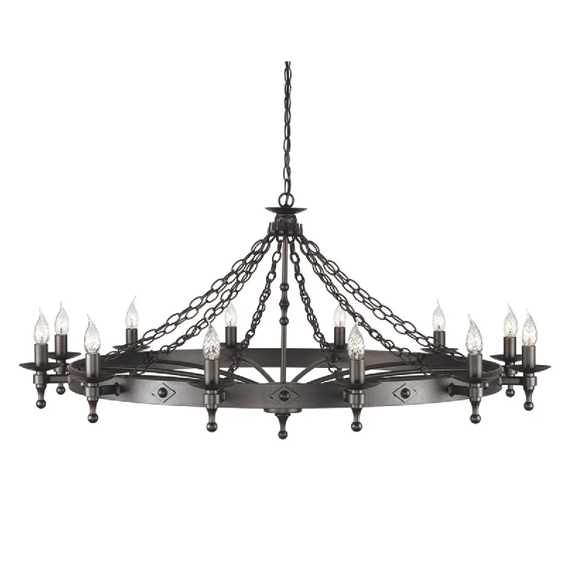 Chandeliers with Sputnik - Style Design for a Futuristic VibeBedworth Graphite 12 Light Chandelier - ID 8380