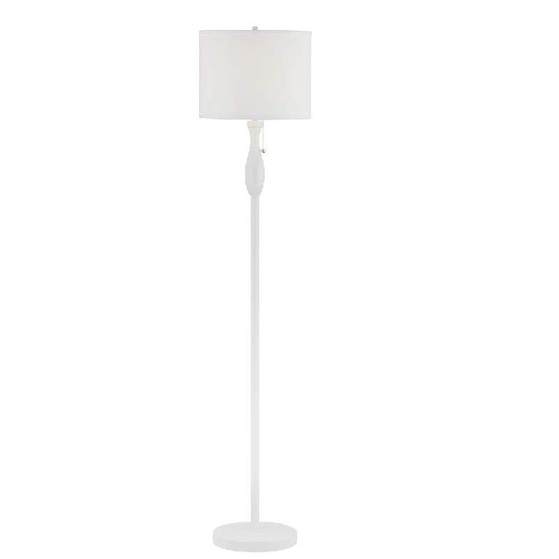 USB Charging Port Floor Lamp for Convenient Device ChargingAbbie White Floor Lamp with White Linen Shade USB Charging Port Floor Lamp for Convenient Device ChargingAbbie White Floor Lamp with White Linen Shade