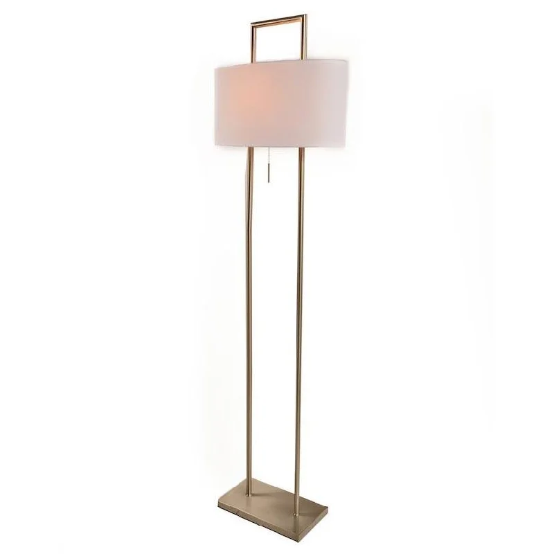 Dimmable Floor Lamp for Adjustable Lighting AmbianceSilver Adesso Floor Lamp