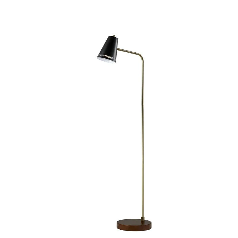 Wood Floor Lamp with Natural Grain for a Warm and Organic FeelMorris Floor Lamp
