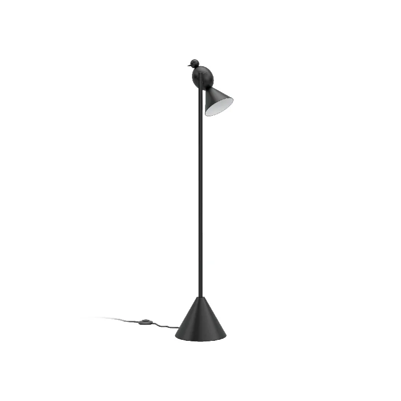 Way Switch Floor Lamp for Multiple Light Intensity LevelsAlouette 1 Bird Floor Lamp - Black/White Way Switch Floor Lamp for Multiple Light Intensity LevelsAlouette 1 Bird Floor Lamp - Black/White