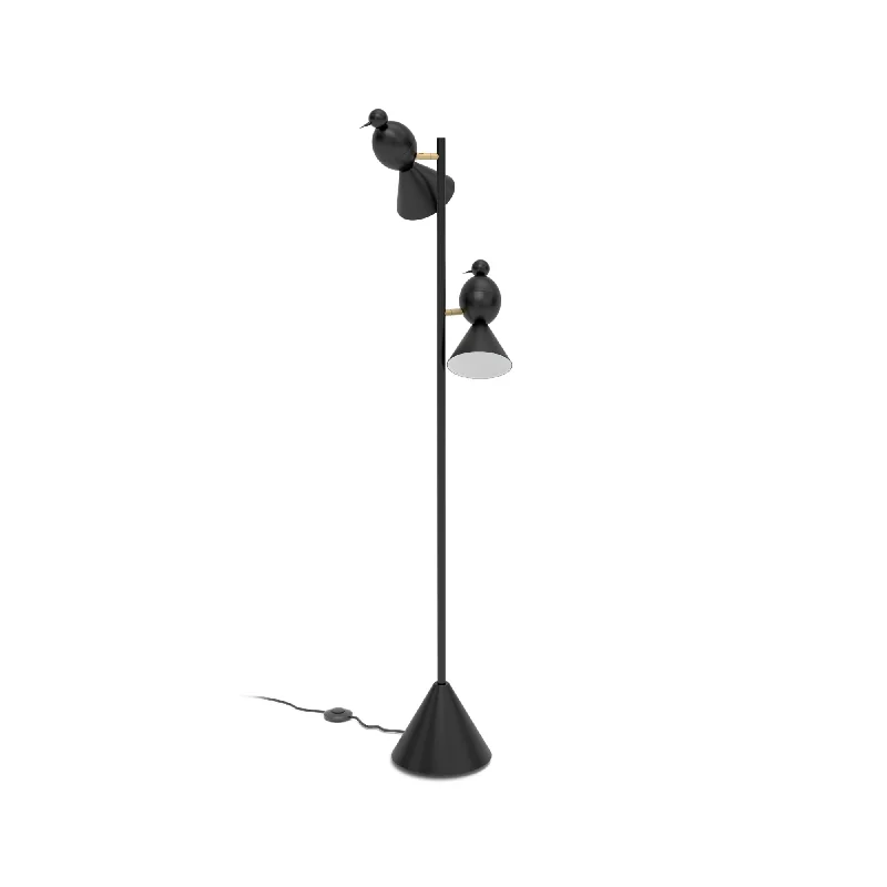 Adjustable Height Floor Lamp for Versatile Lighting NeedsAlouette 2 Birds Floor Lamp - Black/White Adjustable Height Floor Lamp for Versatile Lighting NeedsAlouette 2 Birds Floor Lamp - Black/White