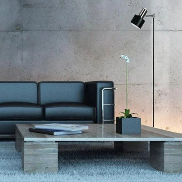 Marble Base Floor Lamp for a Touch of LuxuryAri Floor Lamp Scandustrial 1 Light Brushed in Chrome or Copper Marble Base Floor Lamp for a Touch of LuxuryAri Floor Lamp Scandustrial 1 Light Brushed in Chrome or Copper
