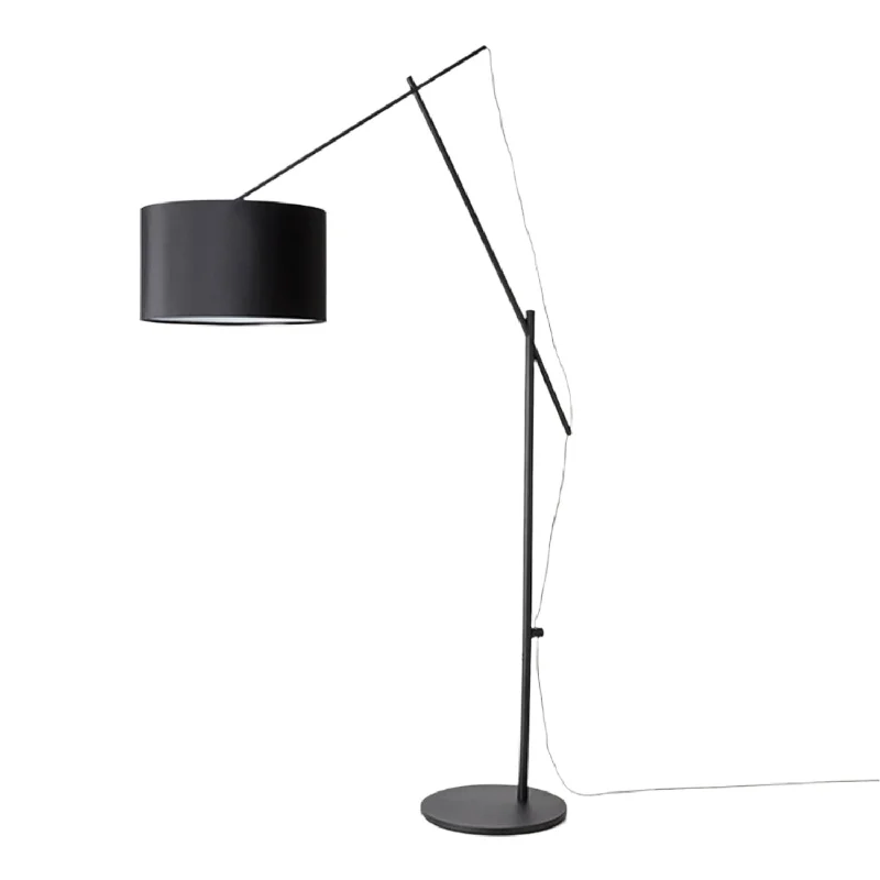 Bohemian Inspired Floor Lamp for Eclectic Home DecorArio Floor Lamp in Matt Black