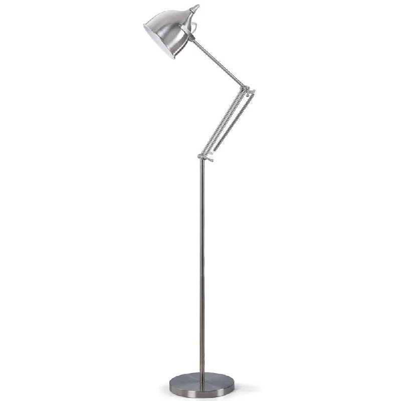 Fabric Floor Lamp with a Linen Shade for a Relaxed AestheticArtiva USA Silverado Contemporary 61-inch Brushed Steel Metal Floor Lamp with Adjustable Arm Fabric Floor Lamp with a Linen Shade for a Relaxed AestheticArtiva USA Silverado Contemporary 61-inch Brushed Steel Metal Floor Lamp with Adjustable Arm