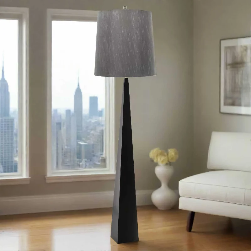 Way Switch Floor Lamp for Multiple Light Intensity LevelsAscent Floor Lamp in Black, Polished Nickel, White Elstead Lighting - ELS.ASCENT-FL Way Switch Floor Lamp for Multiple Light Intensity LevelsAscent Floor Lamp in Black, Polished Nickel, White Elstead Lighting - ELS.ASCENT-FL