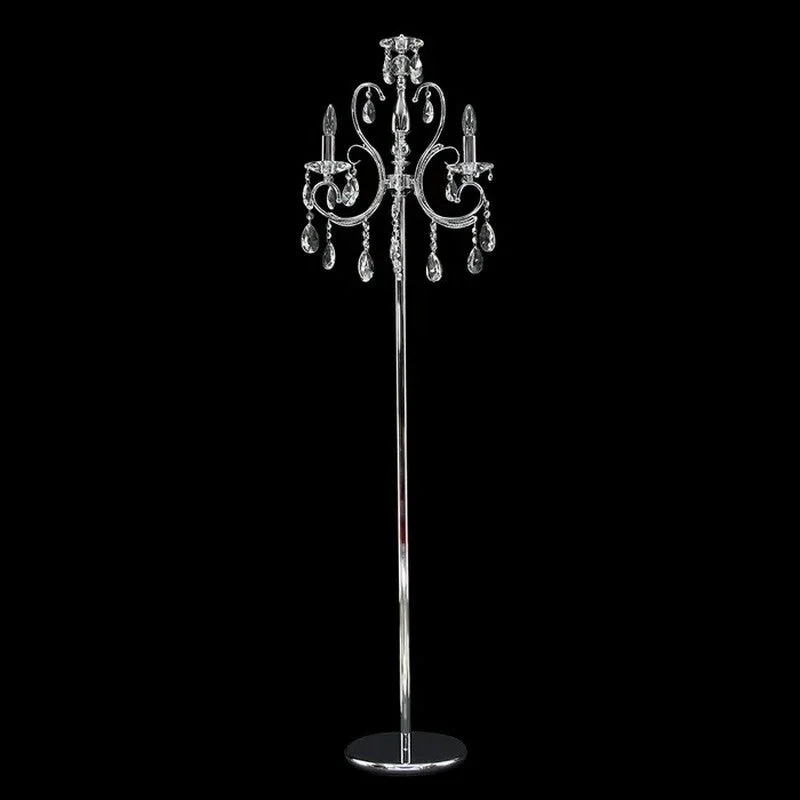 Glass Floor Lamp with Frosted Shades for Soft Diffused LightAsfour Crystal Floor Lamp 3Lt in Gold or Chrome Glass Floor Lamp with Frosted Shades for Soft Diffused LightAsfour Crystal Floor Lamp 3Lt in Gold or Chrome