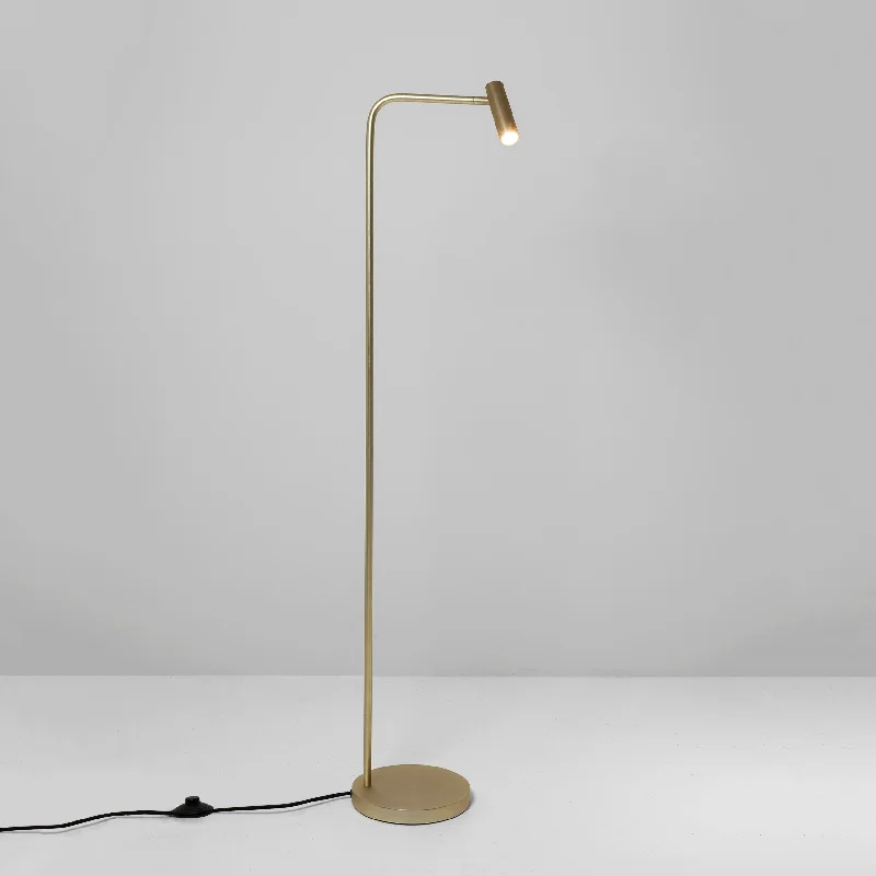 Industrial Style Floor Lamp with Exposed Bulbs for Loft ApartmentsAstro 1058107 Enna Floor LED Floor Lamp Matt Gold Industrial Style Floor Lamp with Exposed Bulbs for Loft ApartmentsAstro 1058107 Enna Floor LED Floor Lamp Matt Gold