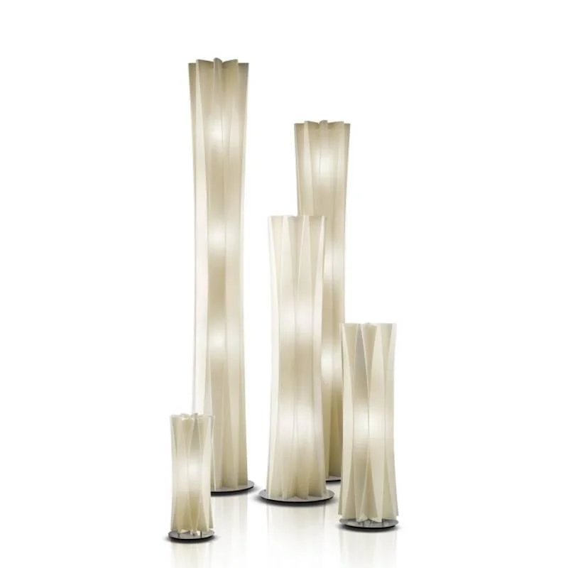 Glass Floor Lamp with Frosted Shades for Soft Diffused LightBach Floor Lamp