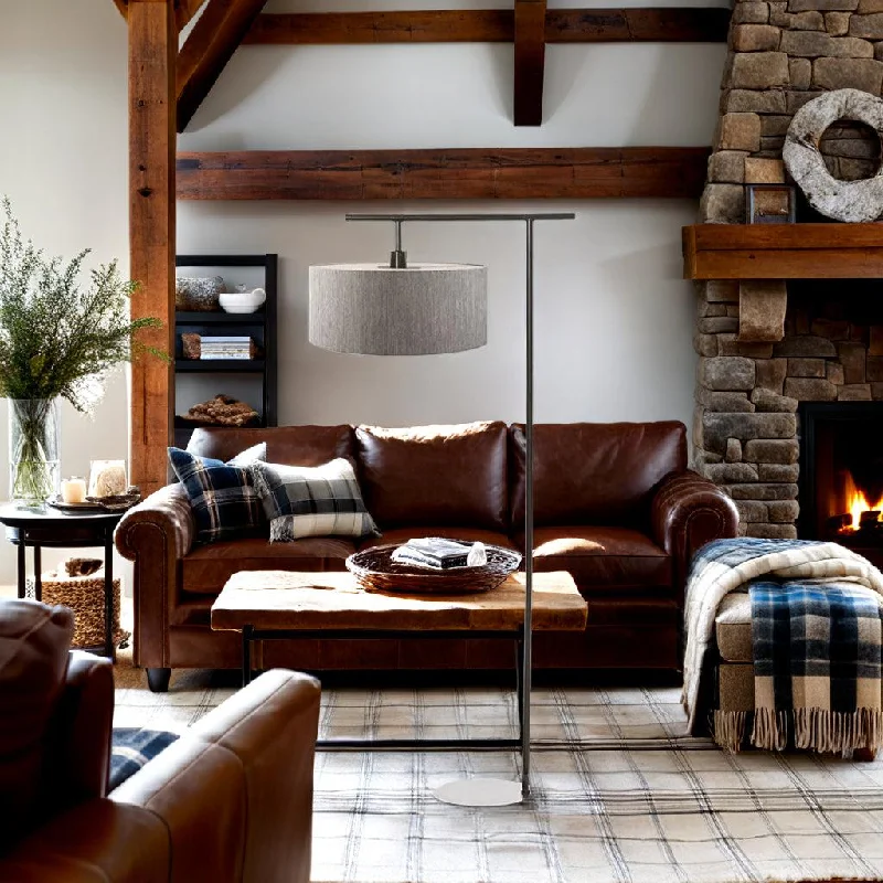 Smart Floor Lamp with Voice Control and Bluetooth ConnectivityBalance Floor Lamp E27 in Dark Brown Elstead Lighting - ELS.BALANCE-FL-DBG Smart Floor Lamp with Voice Control and Bluetooth ConnectivityBalance Floor Lamp E27 in Dark Brown Elstead Lighting - ELS.BALANCE-FL-DBG