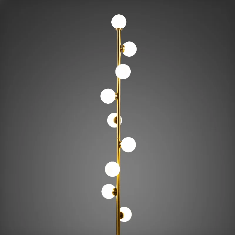 Metal Floor Lamp with a Matte Black Finish for a Sleek LookBLOOM OF ARTISTRY