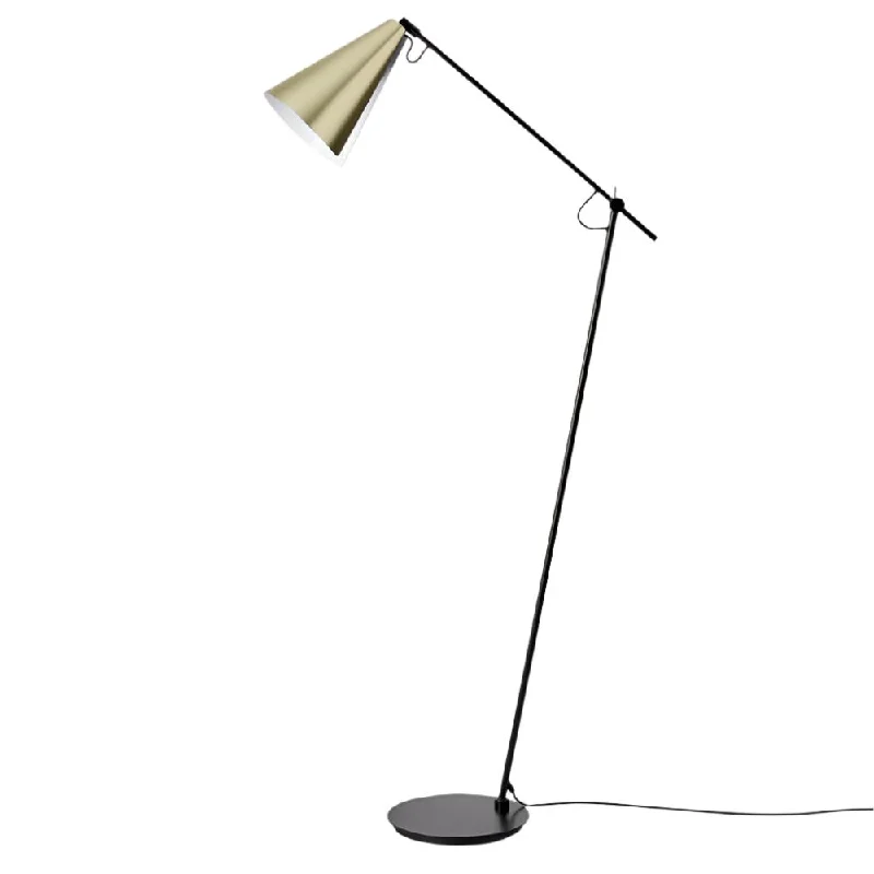 Glass Floor Lamp with Frosted Shades for Soft Diffused LightBoa Floor Lamp in Matt Black or Matt Brass Glass Floor Lamp with Frosted Shades for Soft Diffused LightBoa Floor Lamp in Matt Black or Matt Brass