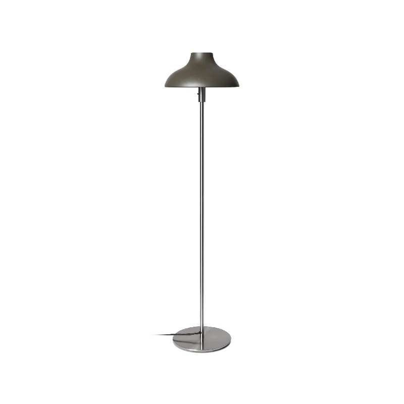 Industrial Style Floor Lamp with Exposed Bulbs for Loft ApartmentsBolero Small Floor Lamp - Umbra Grey/Steel