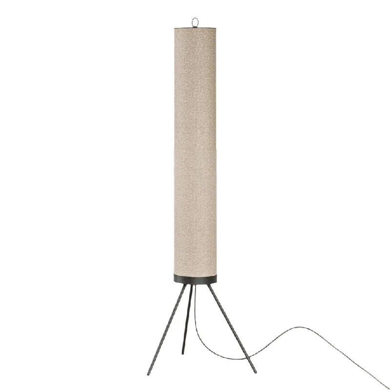 Fabric Floor Lamp with a Linen Shade for a Relaxed AestheticCLEARANCE Nooi LED Floor Lamp in Matt Black and Cream Fabric Floor Lamp with a Linen Shade for a Relaxed AestheticCLEARANCE Nooi LED Floor Lamp in Matt Black and Cream
