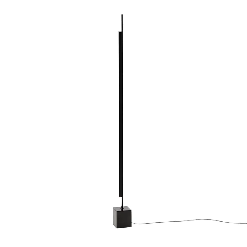 USB Charging Port Floor Lamp for Convenient Device ChargingColn LED Floor Lamp in Matt Black and Black Marble USB Charging Port Floor Lamp for Convenient Device ChargingColn LED Floor Lamp in Matt Black and Black Marble