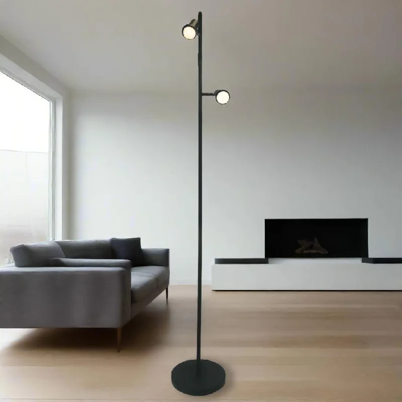 Bohemian Inspired Floor Lamp for Eclectic Home DecorDaxam Floor Lamp Twin LED Antique Brass,Brushed Chrome,White and Black Bohemian Inspired Floor Lamp for Eclectic Home DecorDaxam Floor Lamp Twin LED Antique Brass,Brushed Chrome,White and Black