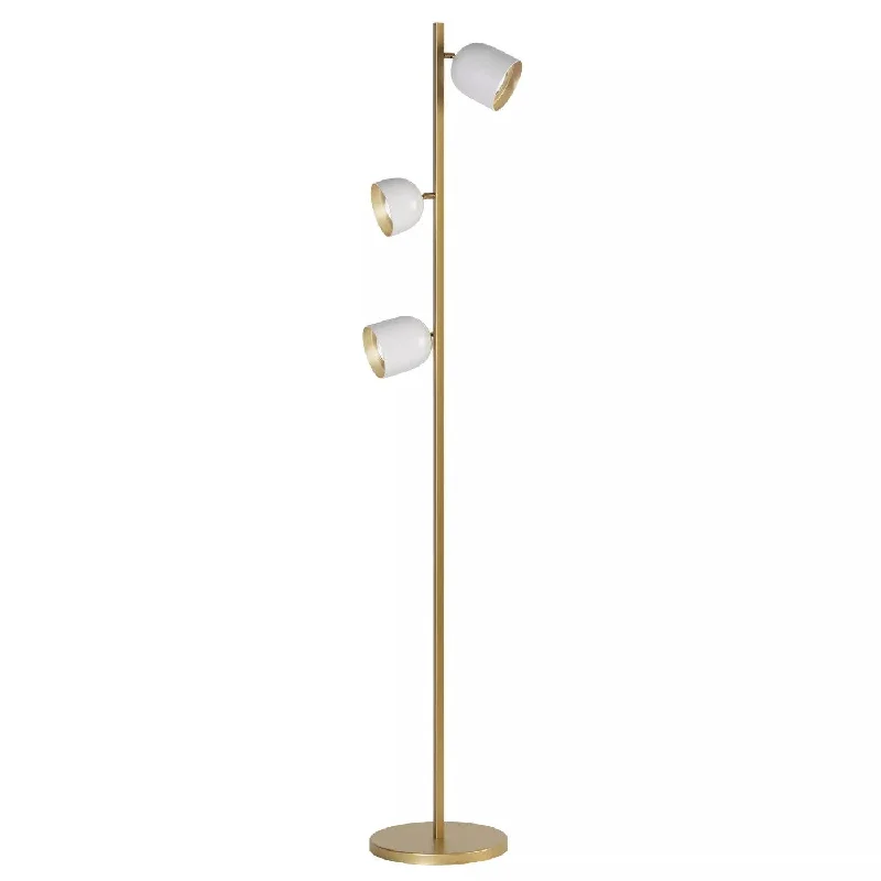Wood Floor Lamp with Natural Grain for a Warm and Organic FeelDome Floor Lamp