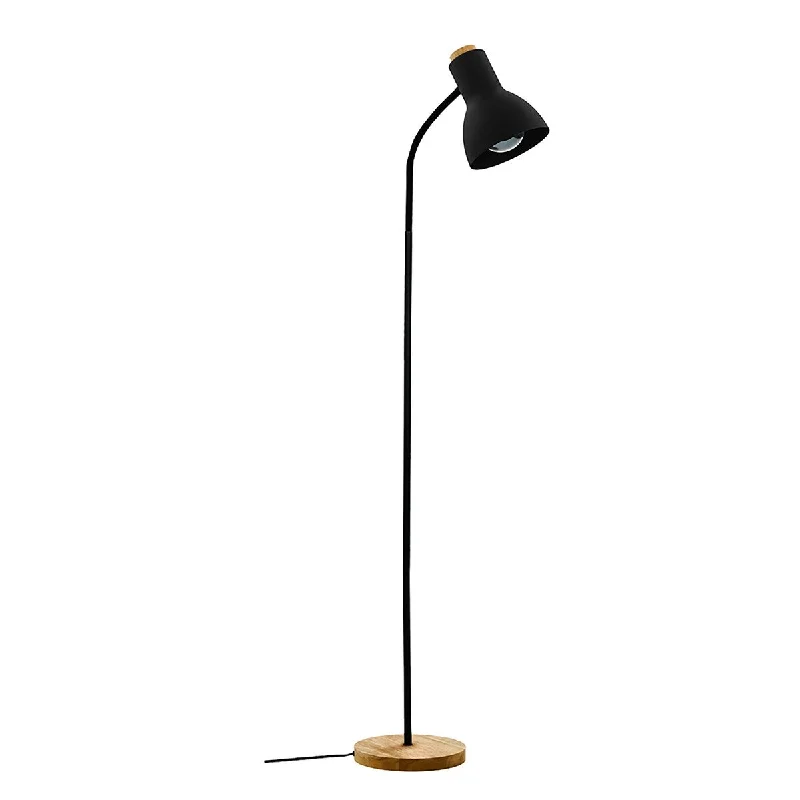 Glass Floor Lamp with Frosted Shades for Soft Diffused LightEGLO Verdal 1-Light Floor Lamp - Wood Accents Glass Floor Lamp with Frosted Shades for Soft Diffused LightEGLO Verdal 1-Light Floor Lamp - Wood Accents