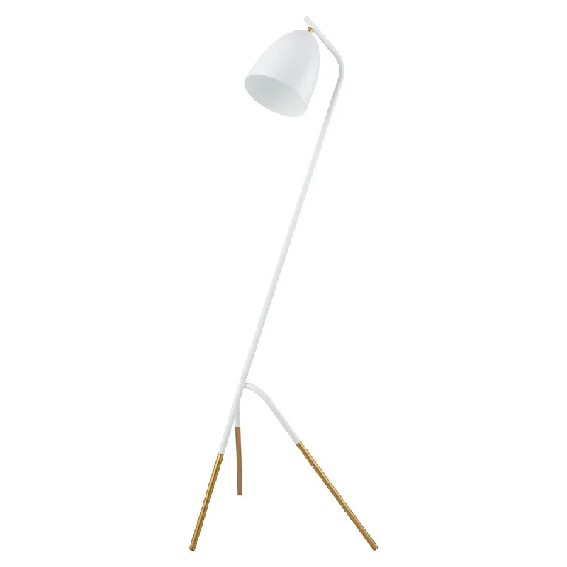 Way Switch Floor Lamp for Multiple Light Intensity LevelsEglo Westlinton 1-Light White and Gold Leaf Floor Lamp with White Metal Way Switch Floor Lamp for Multiple Light Intensity LevelsEglo Westlinton 1-Light White and Gold Leaf Floor Lamp with White Metal