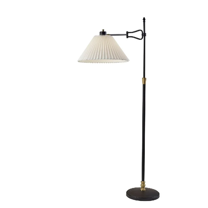 Way Switch Floor Lamp for Multiple Light Intensity LevelsElijah Floor Lamp - Black & Antique Brass Way Switch Floor Lamp for Multiple Light Intensity LevelsElijah Floor Lamp - Black & Antique Brass