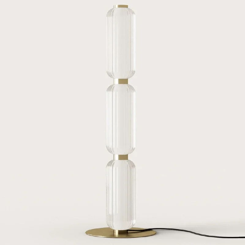 Industrial Style Floor Lamp with Exposed Bulbs for Loft ApartmentsElma LED Floor Lamp in Antique Gold or Matt Black Industrial Style Floor Lamp with Exposed Bulbs for Loft ApartmentsElma LED Floor Lamp in Antique Gold or Matt Black