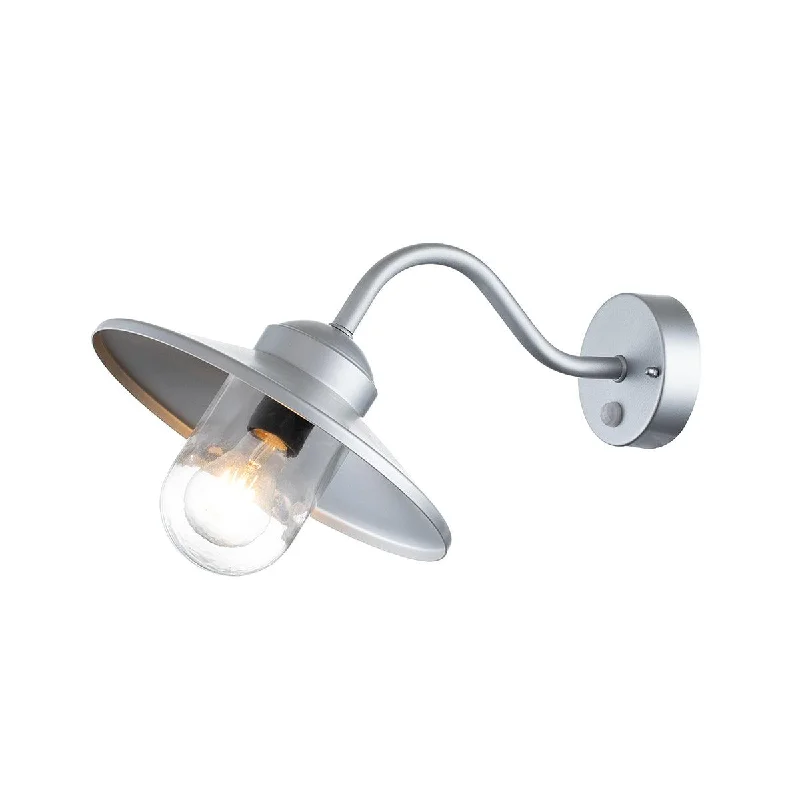 USB Charging Port Floor Lamp for Convenient Device ChargingElstead Klampenborg 1 Light Silver PIR Outdoor Wall Light USB Charging Port Floor Lamp for Convenient Device ChargingElstead Klampenborg 1 Light Silver PIR Outdoor Wall Light