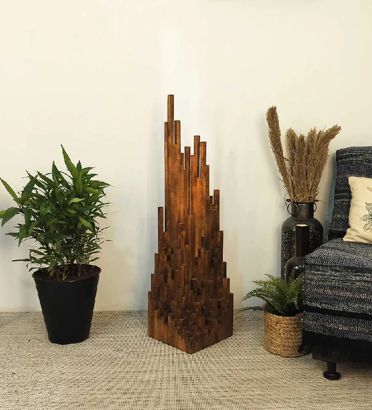Victorian Style Floor Lamp for Traditional and Elegant InteriorsEmanate Diffused Lighting Wooden Floor Lamp with Brown Base Victorian Style Floor Lamp for Traditional and Elegant InteriorsEmanate Diffused Lighting Wooden Floor Lamp with Brown Base