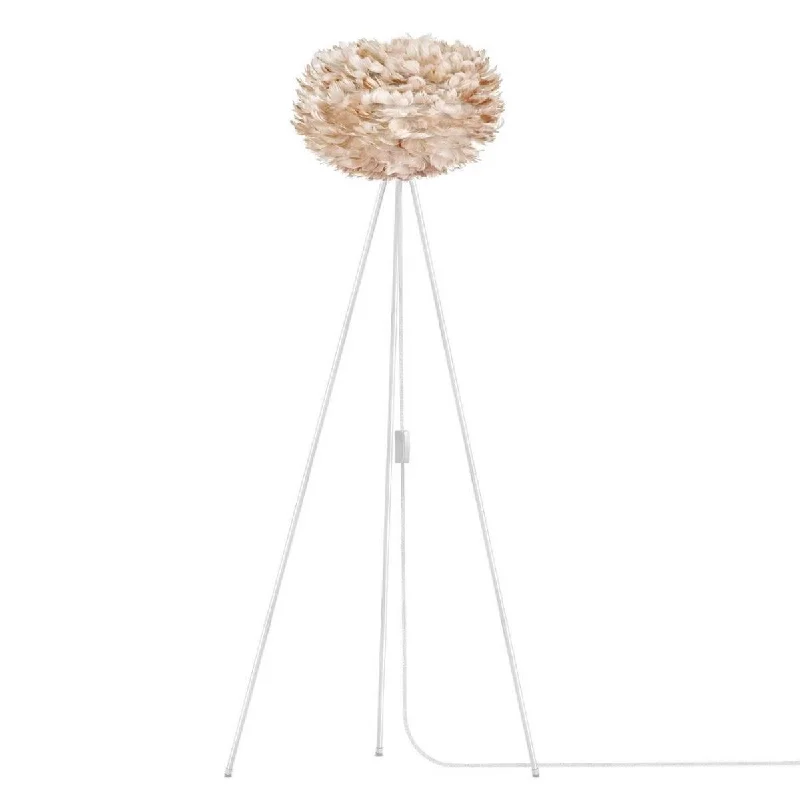 Fabric Floor Lamp with a Linen Shade for a Relaxed AestheticEos Light Brown Floor Lamp Fabric Floor Lamp with a Linen Shade for a Relaxed AestheticEos Light Brown Floor Lamp