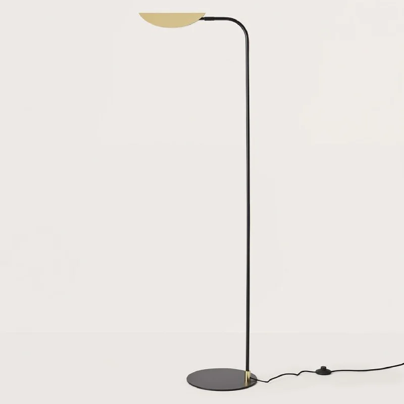  Way Switch Floor Lamp for Multiple Light Intensity LevelsFicus LED Floor Lamp in Matt Black and Matt Brass