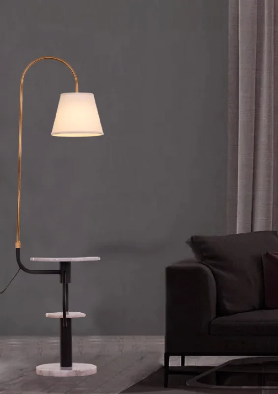 Modern Minimalist Floor Lamp for Contemporary Living RoomsFIRE ON FLEEK- PEDESTAL LAMP