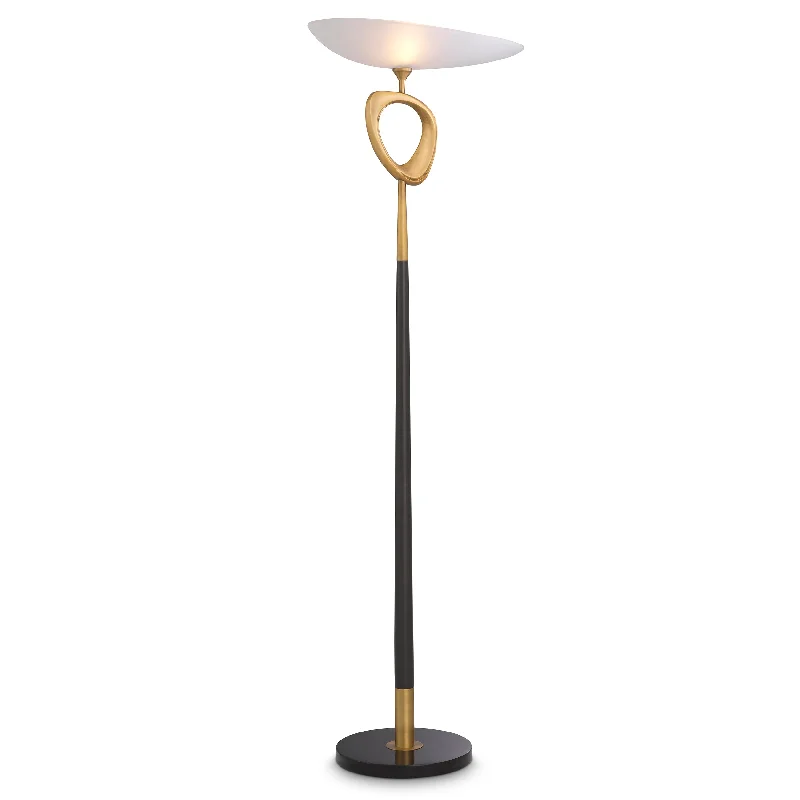 Fabric Floor Lamp with a Linen Shade for a Relaxed AestheticFloor Lamp Celine