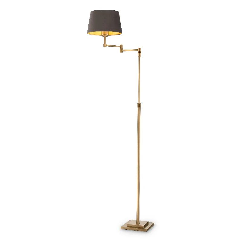 Fabric Floor Lamp with a Linen Shade for a Relaxed AestheticFloor Lamp Corbin