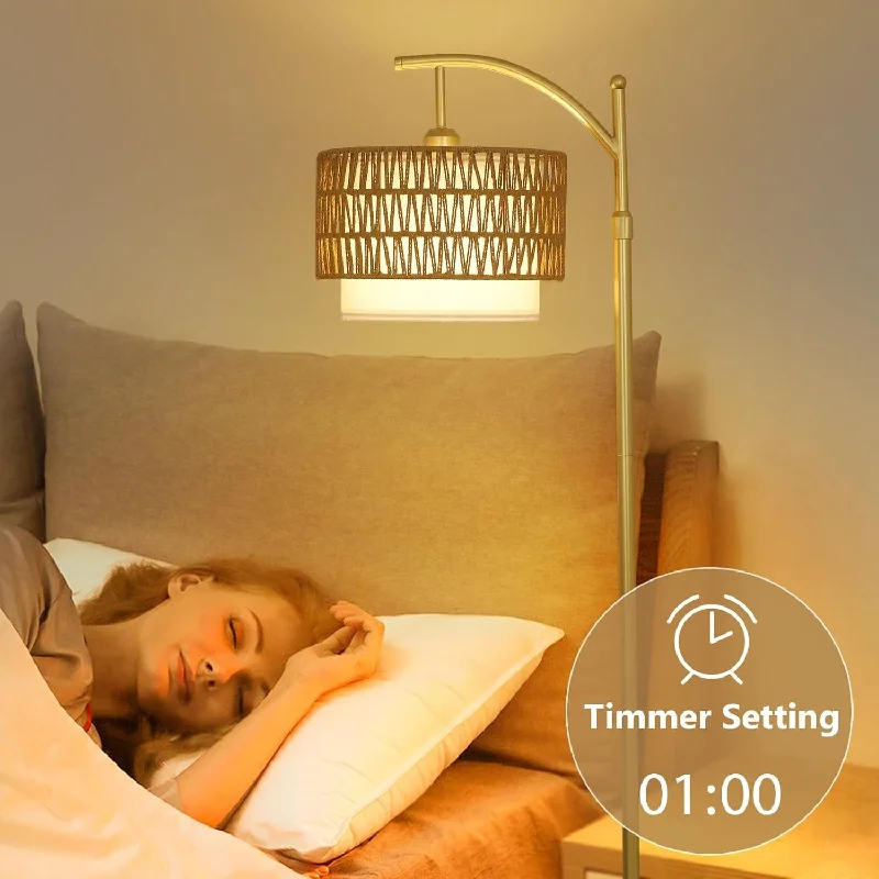 Wood Floor Lamp with Natural Grain for a Warm and Organic FeelFloor Lamp for Living Room with 3 Color Temperatures, Farmhouse Floor Lamps with Remote & Dimmable Bulb Wood Floor Lamp with Natural Grain for a Warm and Organic FeelFloor Lamp for Living Room with 3 Color Temperatures, Farmhouse Floor Lamps with Remote & Dimmable Bulb