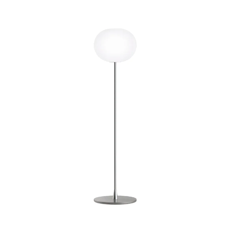 Industrial Style Floor Lamp with Exposed Bulbs for Loft ApartmentsGlo-Ball 1 Floor Lamp - Silver Industrial Style Floor Lamp with Exposed Bulbs for Loft ApartmentsGlo-Ball 1 Floor Lamp - Silver