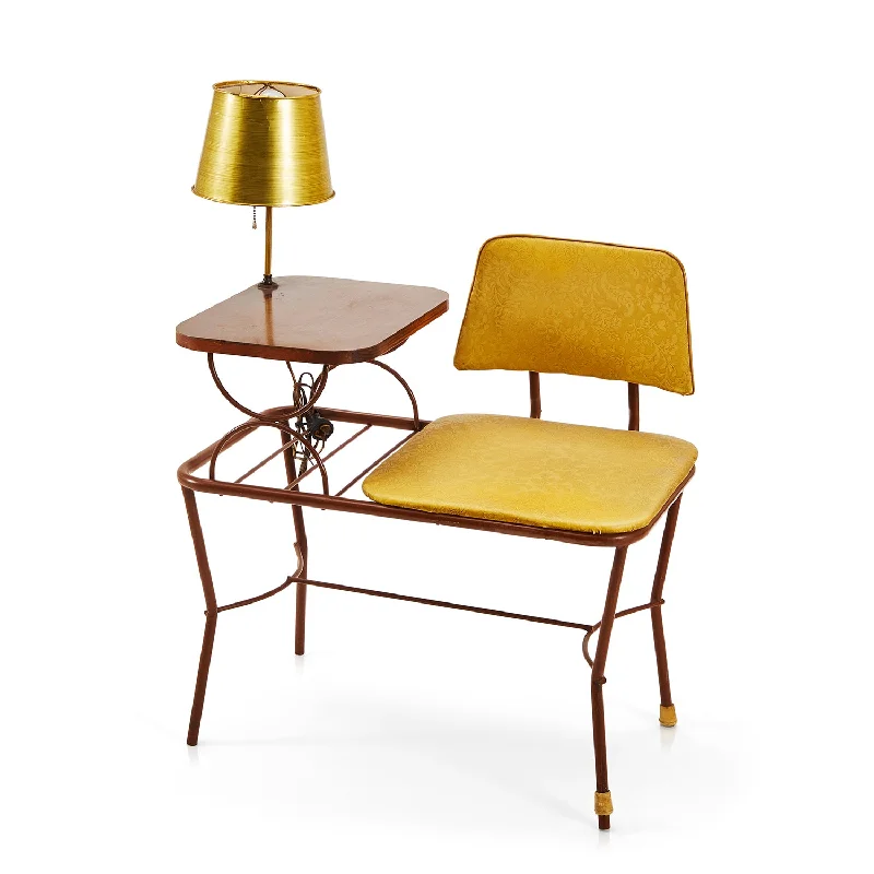 Smart Floor Lamp with Voice Control and Bluetooth ConnectivityTelephone Table with Gold Chair and Small Lamp Smart Floor Lamp with Voice Control and Bluetooth ConnectivityTelephone Table with Gold Chair and Small Lamp