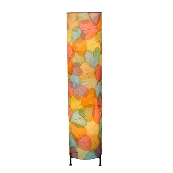 USB Charging Port Floor Lamp for Convenient Device ChargingHandmade Multicolor Banyan Leaf Large Floor Lamp (Philippines) USB Charging Port Floor Lamp for Convenient Device ChargingHandmade Multicolor Banyan Leaf Large Floor Lamp (Philippines)
