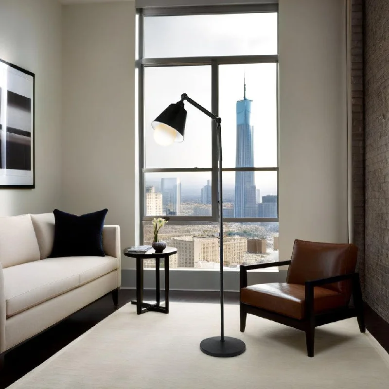 Smart Floor Lamp with Voice Control and Bluetooth ConnectivityHotel Floor Lamp in Black/Wood or White/Wood Smart Floor Lamp with Voice Control and Bluetooth ConnectivityHotel Floor Lamp in Black/Wood or White/Wood
