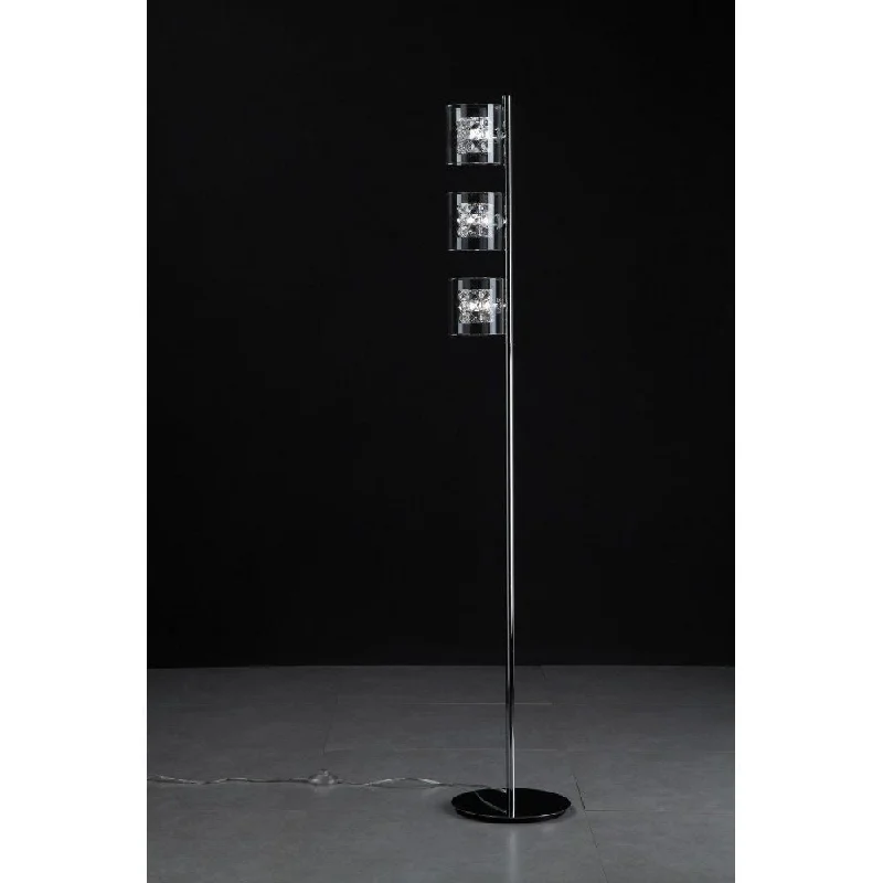 Rustic Farmhouse Style Floor Lamp for Cozy BedroomsImpex CFH211171/03/FL/CH Sonja Floor Lamp Chrome Rustic Farmhouse Style Floor Lamp for Cozy BedroomsImpex CFH211171/03/FL/CH Sonja Floor Lamp Chrome